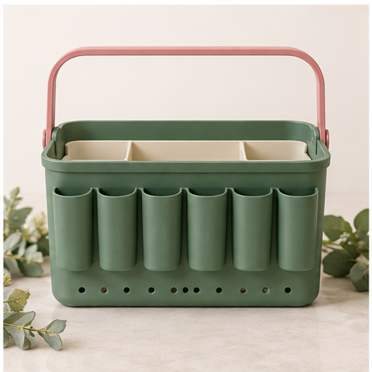 Divided Florist Tool Caddy — overview
