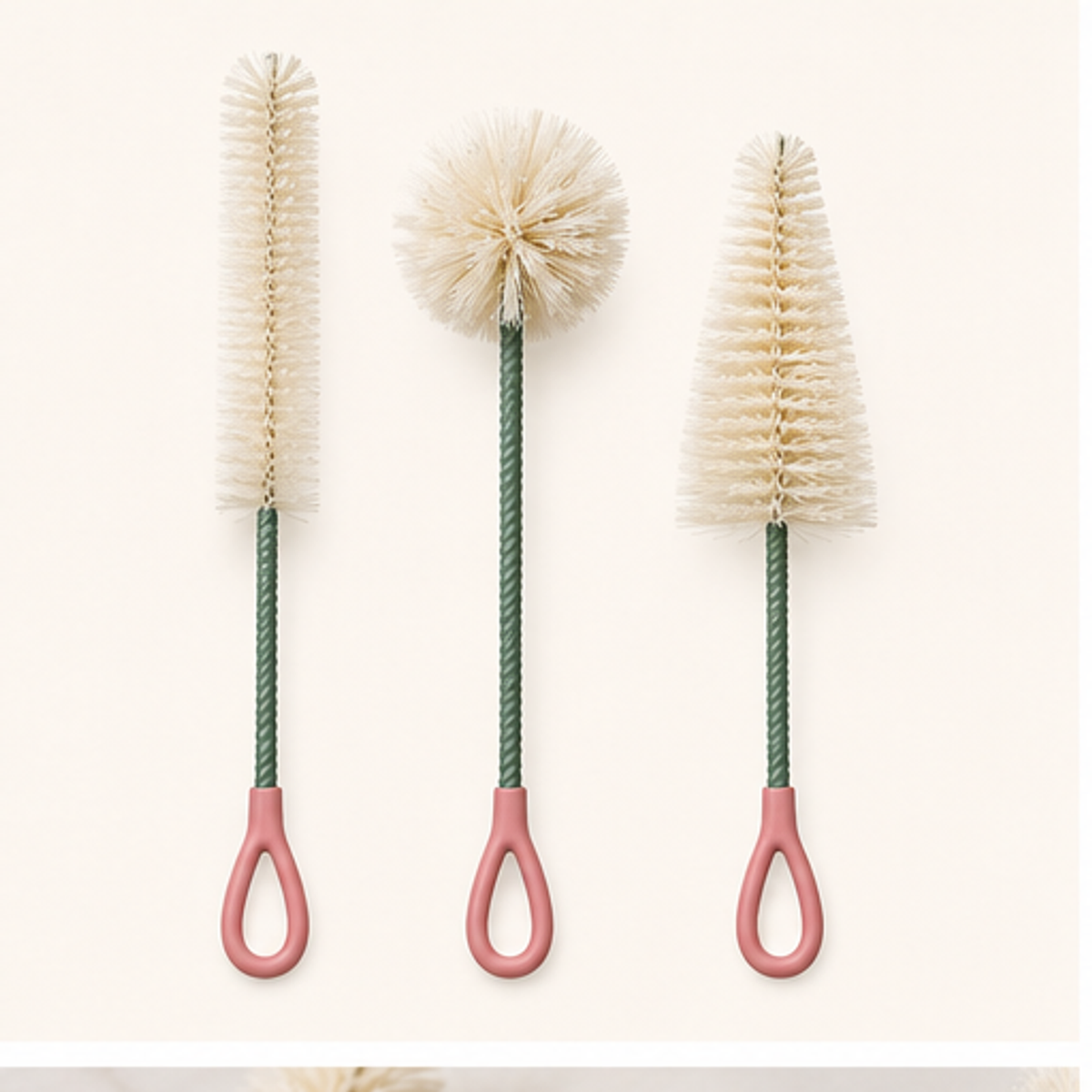 Vase Cleaning Brush Set — 3 Piece — hero