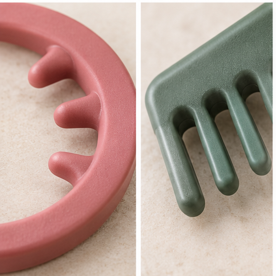 Stem and Leaf Stripping Tool Pair — detail