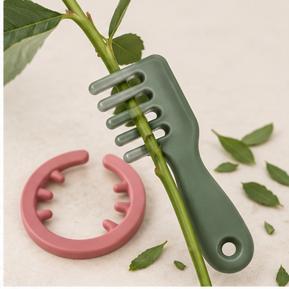 Stem and Leaf Stripping Tool Pair — feature