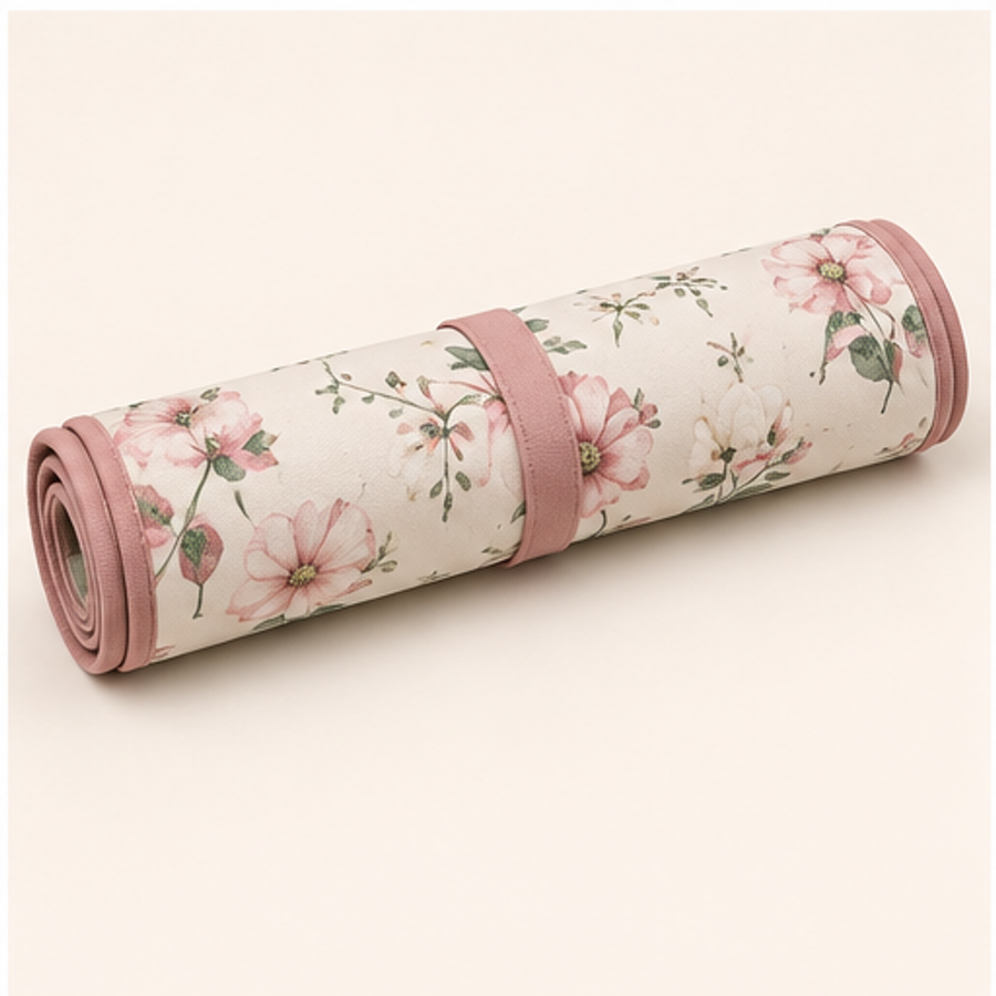 Water-Resistant Floral Work Mat — overview