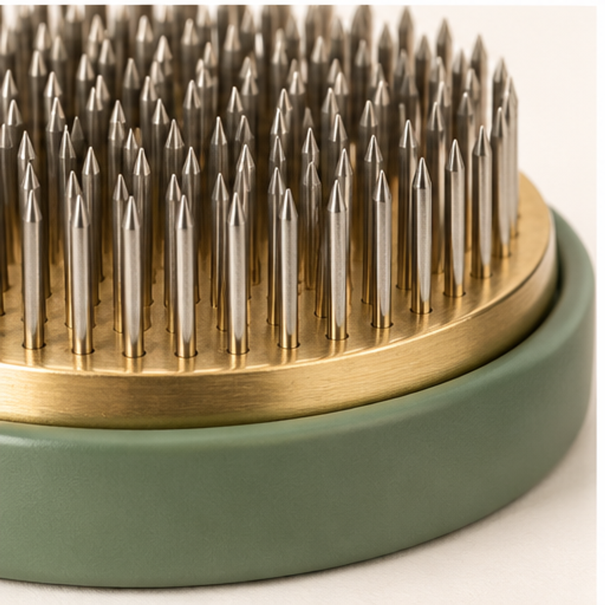 Weighted Floral Pin Holder — detail