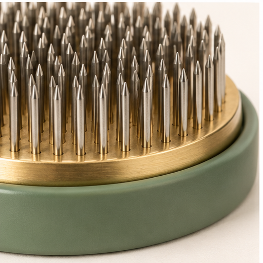 Weighted Floral Pin Holder — detail